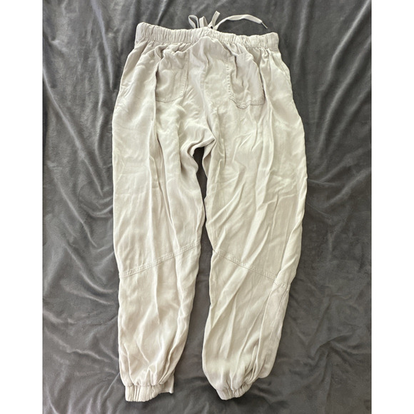 FOR THE REPUBLIC Pants Womens Large Beige Jogger Tencel Lightweight Minimalist - Picture 4 of 12